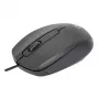 Manhattan Comfort II USB Kabelmaus, Schwarz, 1000dpi, USB-A, Optisch, Beidhändig, Tragbar/Kompakt, Drei Tasten mit Scrollrad, Drei Jahre Garantie