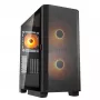 PC Midi Tower Gehäuse Cougar Airface FLO ARGB, schwarz — unterstützt 2x 180 mm front, 1x 120 mm rückseitig, 2,5/3,5 Zoll Laufwerke, 240×480×509 mm