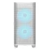 COUGAR PC Midi Tower Gehäuse Airface FLO ARGB Weiß — 2x180mm vorne, 1x120mm hinten, unterstützt 2,5 Zoll/3,5 Zoll HDD, 240×480×509 mm