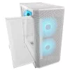 COUGAR PC Midi Tower Gehäuse Airface FLO ARGB Weiß — 2x180mm vorne, 1x120mm hinten, unterstützt 2,5 Zoll/3,5 Zoll HDD, 240×480×509 mm