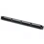 Techly Patch Panel UTP 24 Ports RJ45 Cat.6 I-PP 24-RU-C6T, IEEE 802.3, IEEE 802.3ab, IEEE 802.3u, 10/100/1000Base-T(X), Fast Ethernet, Gigabit Ethernet, 1000 Mbit/s, RJ-45, Gold