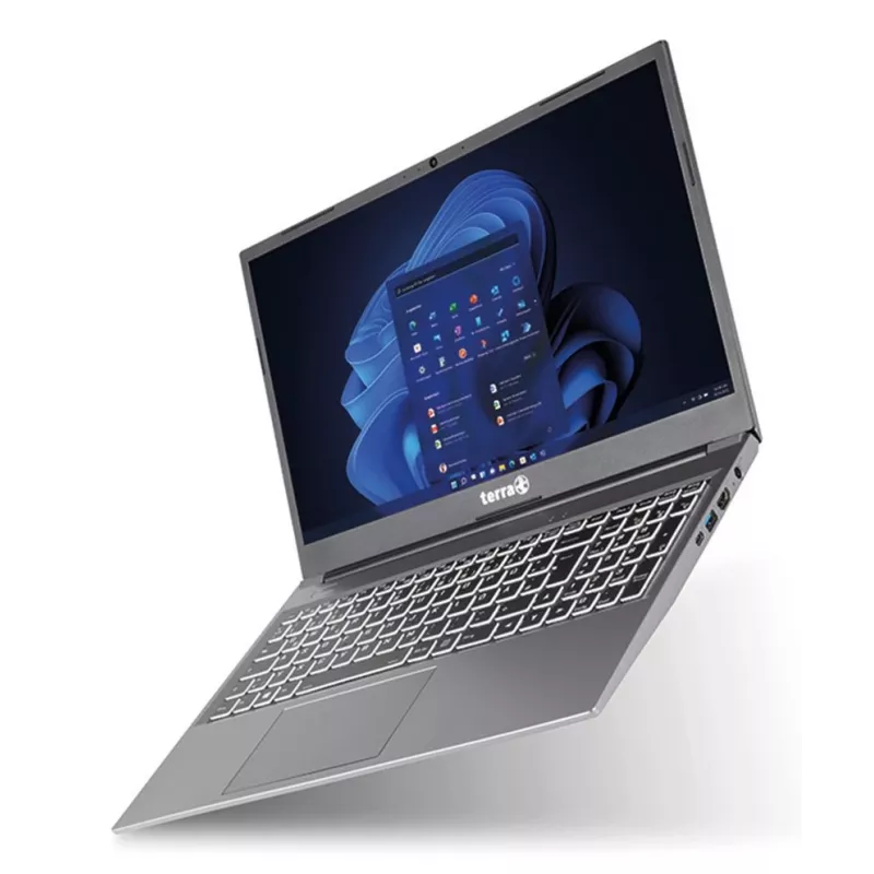 TERRA 1517R Intel® Core™ i3 i3-1315U Laptop 39,6 cm (15,6 Zoll) Full HD 8 GB DDR4-SDRAM 500 GB SSD Wi-Fi 6 (802.11ax) Windows 11 Pro Deutsch Grau
