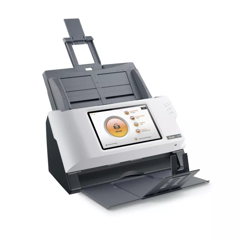 Plustek eScan A350 Essential ADF-Scanner 600 x 600 DPI A4 Schwarz, Weiß