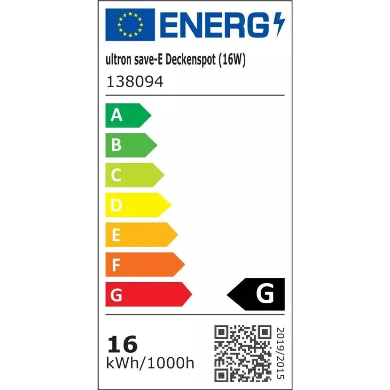 LED-Leuchtmittel Ultron 138094 16 W 4000 K