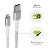 dbramante1928 re-charge Pro - BRD-Kabel 2,5 m USB-A auf Lightning -W