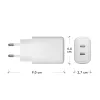 dbramante1928 re-charge Pro - EU Wandladegerät 2x USB-C 20W - W