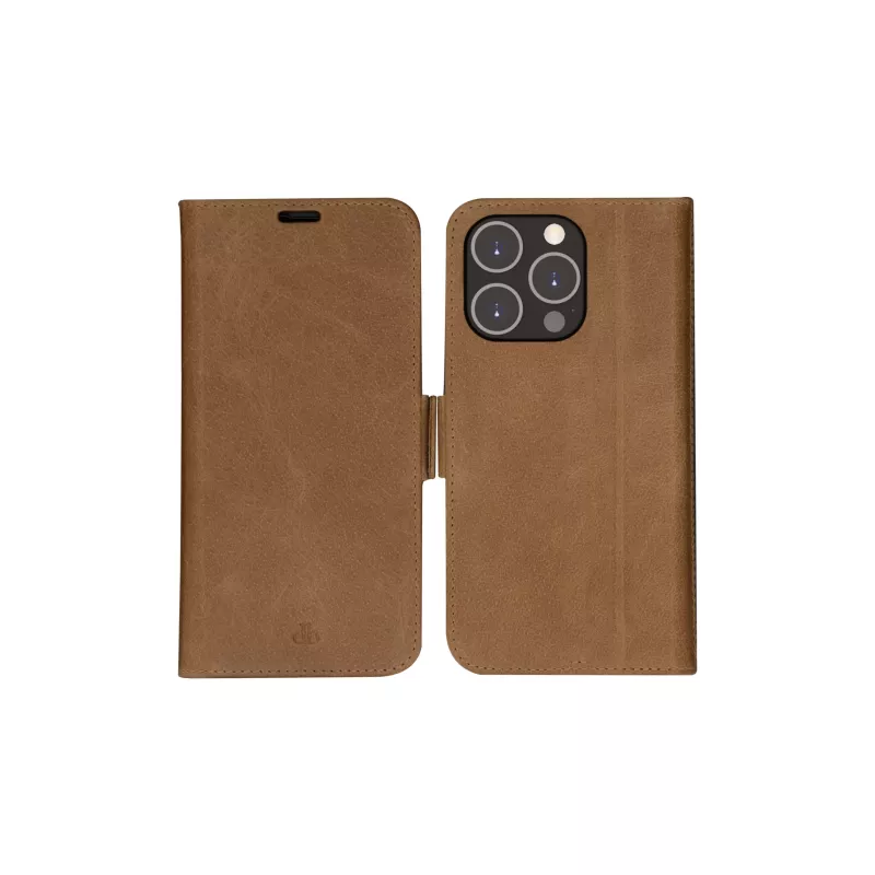 Wallet Case dbramante1928 iPhone 14 Pro Max Tan 3 Kartenfächer
