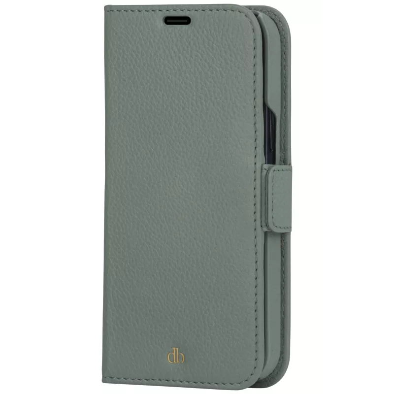 Wallet Case dbramante1928 New York für iPhone 13 Pro, Grün, 3 Kartenfächer, passend für 6,1 Zoll (15,5 cm)