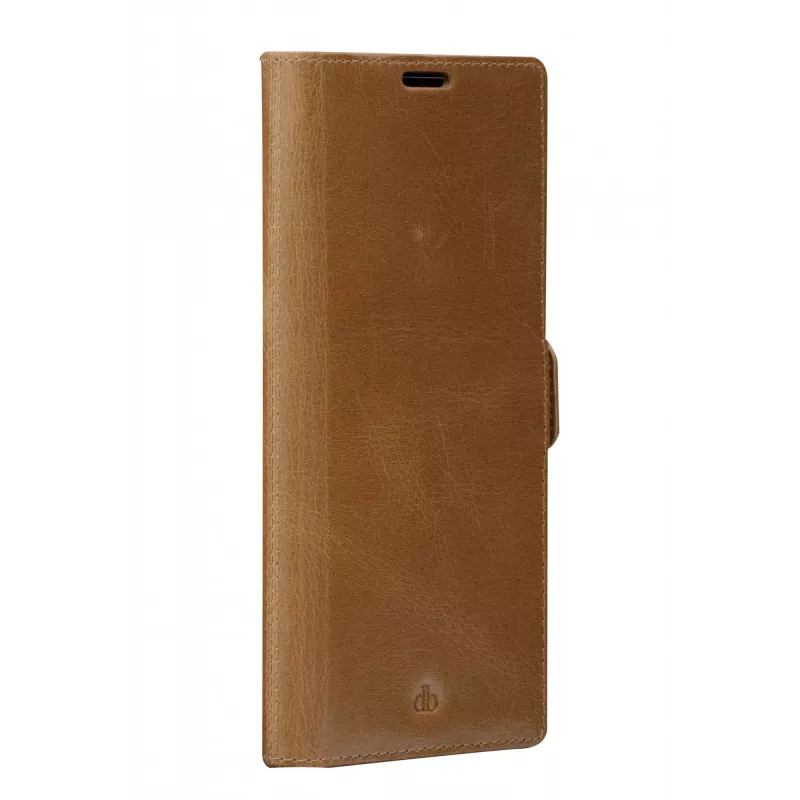 Folio-Hülle dbramante1928 Lynge für Samsung Galaxy S22 Ultra, tan, unterstützt Bildschirme bis zu 17,3 cm (6,8 Zoll), Tischständer