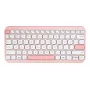Kabellose ASUS Marshmallow KW100 75%-Bluetooth-Tastatur — QWERTZ Deutsch, Scherenschalter, Pink