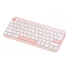 Kabellose ASUS Marshmallow KW100 75%-Bluetooth-Tastatur — QWERTZ Deutsch, Scherenschalter, Pink