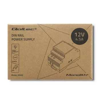 DIN-Schienen-Netzteil QOLTEC 50920, einphasig, für Industrieanlagen