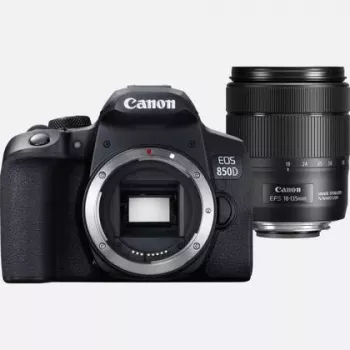 Canon EOS 850D SLR Kamera-Kit 24,1 MP CMOS 6000 x 4000 Pixel Schwarz