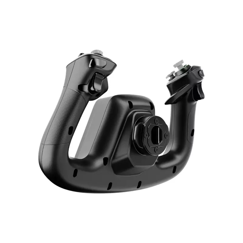 Flight base MOZA MFY YOKE — schwarzer Flugbasis aus ABS und legiertem Stahl, 142,5×202×313 mm