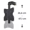 Hama 00220876 TV-Wandhalterung/Standfuß 116,8 cm (46 Zoll) Schwarz