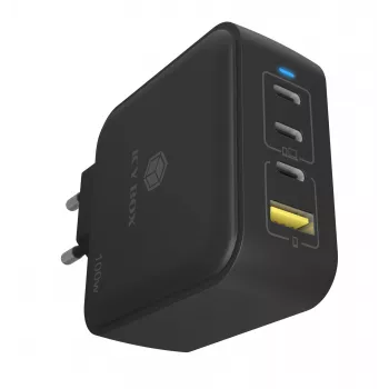 ICY BOX IB-PS1040-PD Universal Schwarz AC Schnellladung Indoor