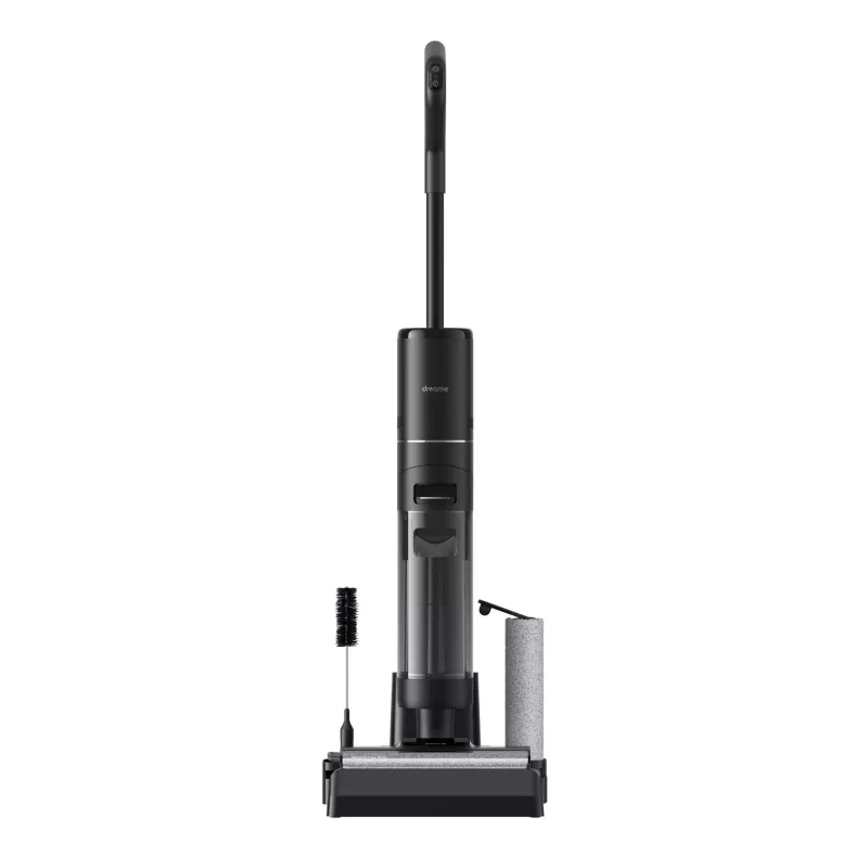 Dreame H12 Pro Nass- und Trockensauger, 2-in-1-Stabstaubsauger, Beutellos, Schwarz, 0,9 L, 0,7 L, Rechteckig
