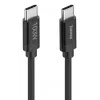 Hama Fabric USB-Kabel USB 2.0 1,5 m USB C Schwarz
