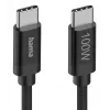 Hama Fabric USB-Kabel USB 2.0 1,5 m USB C Schwarz