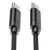 Hama Fabric USB-Kabel USB 2.0 3 m USB C Schwarz