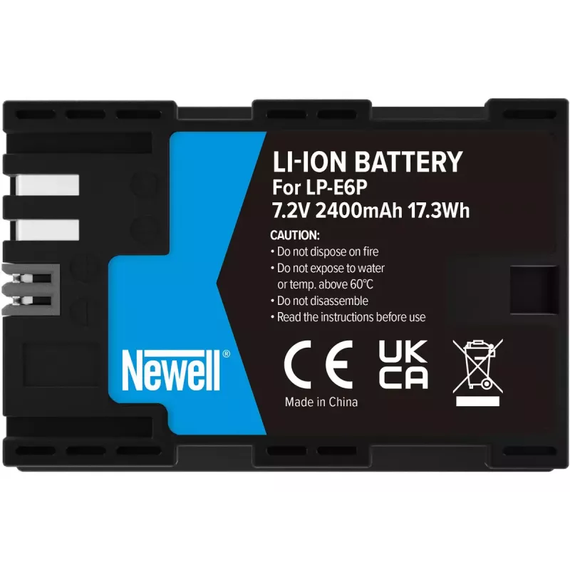 Batterie Newell LP-E6P für Canon, 7,2V 2000mAh, wiederaufladbare Kamera-Batterie