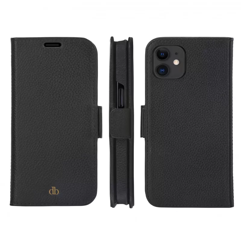 Folio-Hülle dbramante1928 New York für iPhone 11/XR – Night Schwarz, 15,5 cm (6,1 Zoll), 3 Kartenfächer