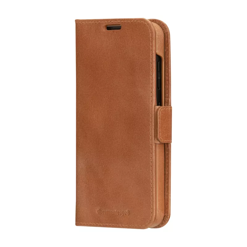 Folio-Handyhülle dbramante1928 Lynge für Samsung Galaxy S23, Leder, braun, 6,1 Zoll Bildschirm, 3 Kartenfächer