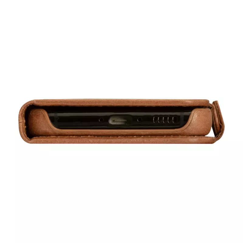 Folio-Handyhülle dbramante1928 Lynge für Samsung Galaxy S23, Leder, braun, 6,1 Zoll Bildschirm, 3 Kartenfächer