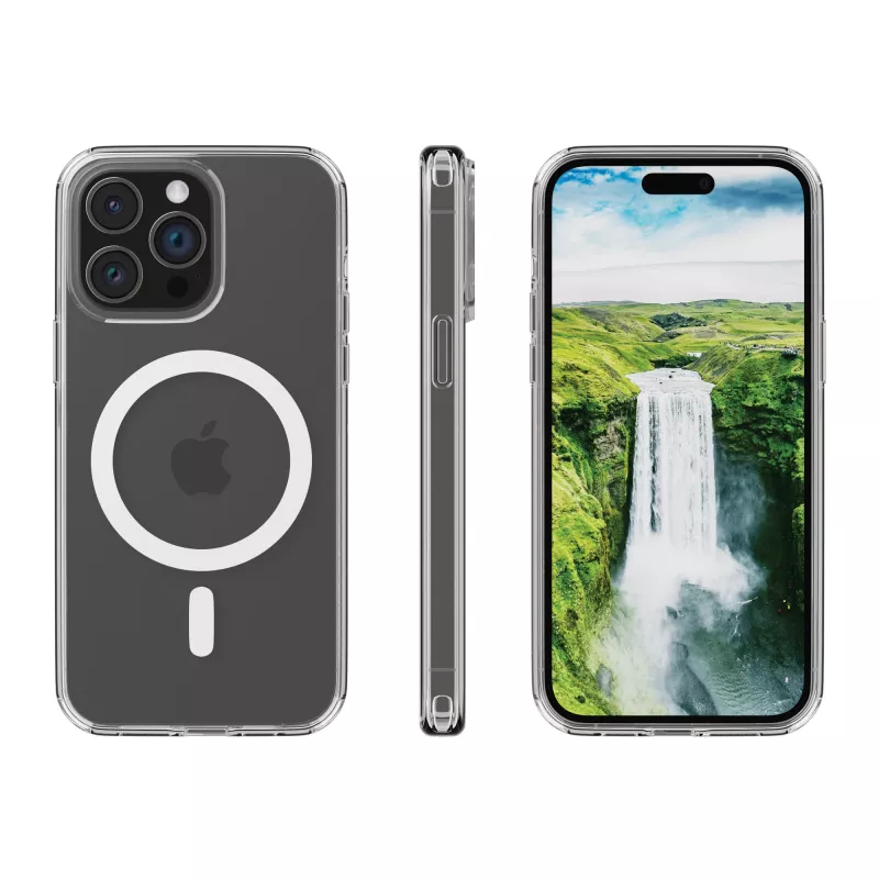 Cover dbramante1928 Iceland Ultra D3O MagSafe iPhone 15 ProM Transparent
