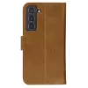 Folio-Handyhülle dbramante1928 Copenhagen schlank für Samsung Galaxy S22, 6,1 Zoll Bildschirm, Tan, Tischaufsteller