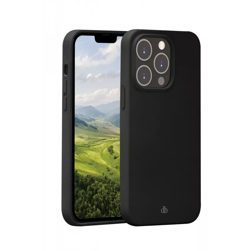 Lederhülle dbramante1928 Costa Rica für iPhone 14 Pro – Night Schwarz, passend für 6,1 Zoll / 15,5 cm Bildschirm