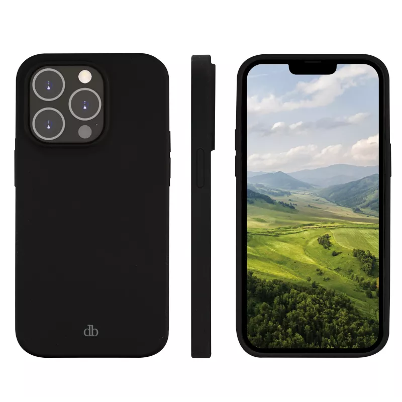 Lederhülle dbramante1928 Costa Rica für iPhone 14 Pro – Night Schwarz, passend für 6,1 Zoll / 15,5 cm Bildschirm