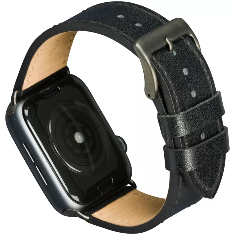 dbramante1928 Copenhagen - Watch Strap 44mm - Schwarz/Space Grey