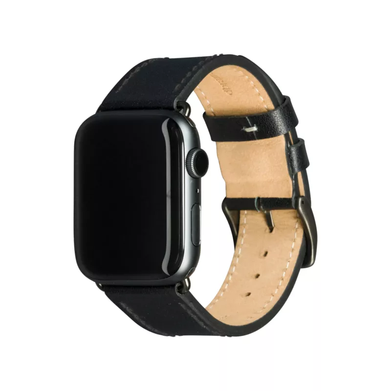 dbramante1928 Copenhagen - Watch Strap 44mm - Schwarz/Space Grey