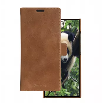 Folio-Telefonhülle dbramante1928 Lynge für Samsung Galaxy S23 Ultra, tan, 3 Kartenfächer, passend für 17,3 cm (6,8 Zoll) Bildschirm
