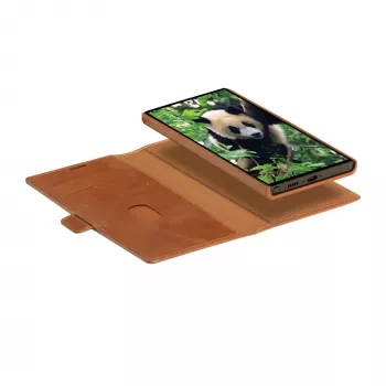 Folio-Telefonhülle dbramante1928 Lynge für Samsung Galaxy S23 Ultra, tan, 3 Kartenfächer, passend für 17,3 cm (6,8 Zoll) Bildschirm