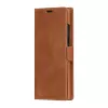 Folio-Telefonhülle dbramante1928 Lynge für Samsung Galaxy S23 Ultra, tan, 3 Kartenfächer, passend für 17,3 cm (6,8 Zoll) Bildschirm