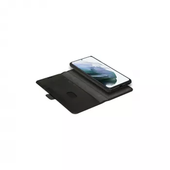 Wallet Case dbramante1928 Lynge für Samsung Galaxy S21+ (6,7 Zoll, schwarz) mit 3 Kartenfächern