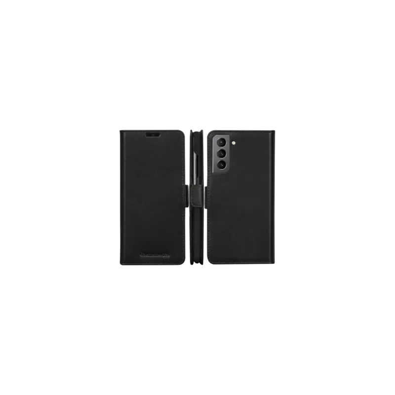 Wallet Case dbramante1928 Lynge für Samsung Galaxy S21+ (6,7 Zoll, schwarz) mit 3 Kartenfächern