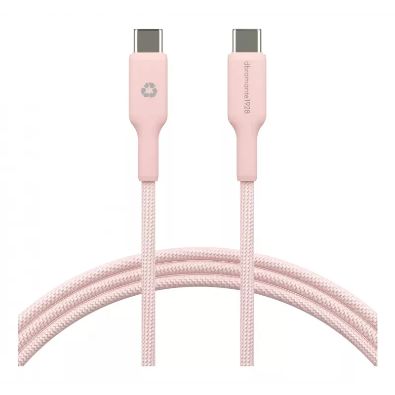 USB-C auf USB-C Kabel d bramante CB20CCPI7206 — 1,5 m, Pink