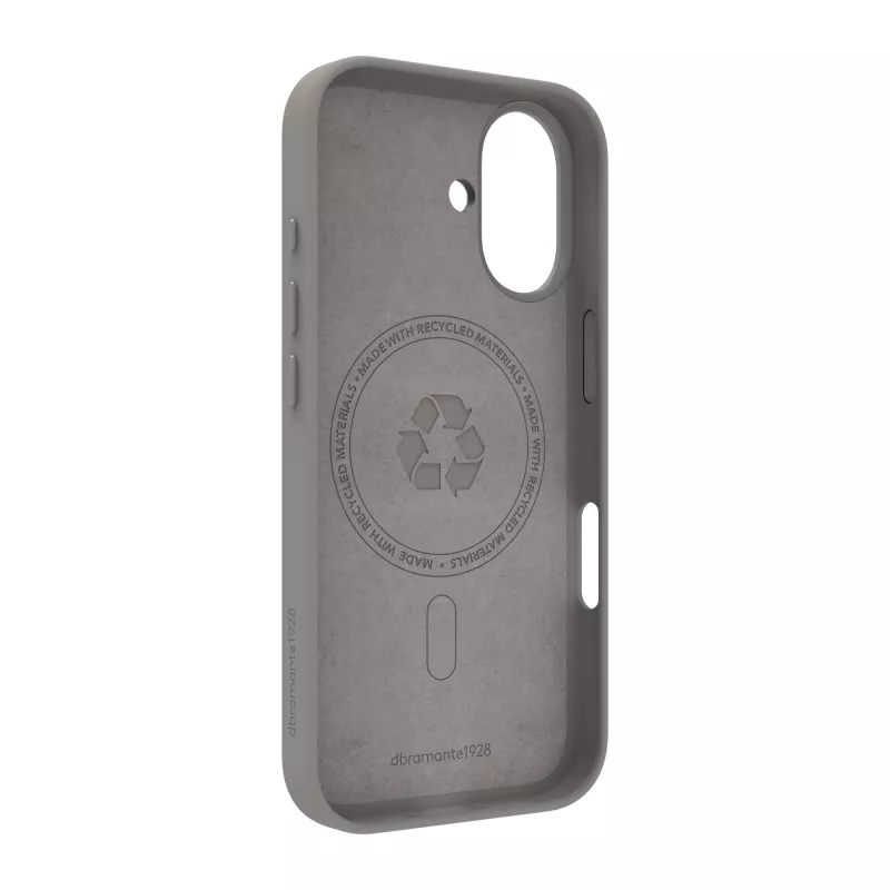 Handyhülle dbramante1928 Roskilde MS ICON für Apple iPhone 17, grau, monochromatisch