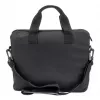 Manhattan London Laptoptasche 12,5 Zoll, Top-Loader, Schwarz, LOW COST, Zubehörfach, Schultergurt (abnehmbar), Notebook-Tasche, Drei Jahre Garantie