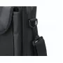 Manhattan Cambridge Laptoptasche 14,1 Zoll, Clamshell-Design, Schwarz, KOSTENGÜNSTIG, Zubehörfach, Dokumentenfach auf der Rückseite, Schultergurt (abnehmbar), Äquivalent zu Targus CN313/CN414EU, Notebook-Tasche, Drei Jahre Garantie