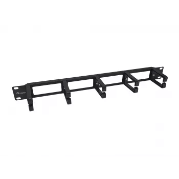 Equip 19-Zoll-Rack-Montage-Kabelmanagement-Panel, Schwarz
