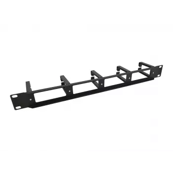 Equip 19-Zoll-Rack-Montage-Kabelmanagement-Panel, Schwarz
