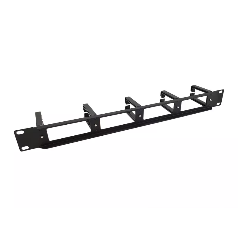 Equip 19-Zoll-Rack-Montage-Kabelmanagement-Panel, Schwarz