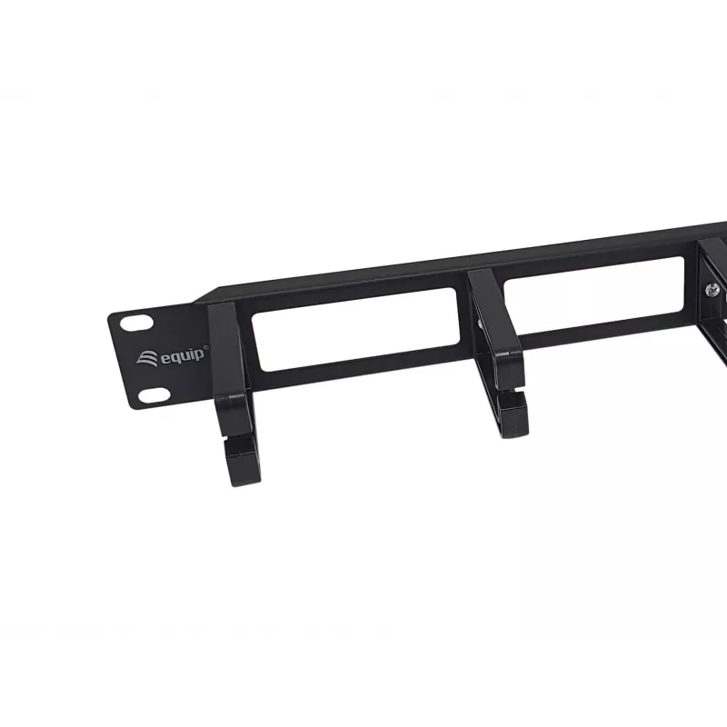 Equip 19-Zoll-Rack-Montage-Kabelmanagement-Panel, Schwarz
