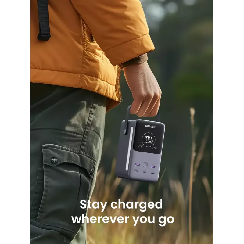 Ugreen Nexode Powerbank 48000 mAh Lithium Grau