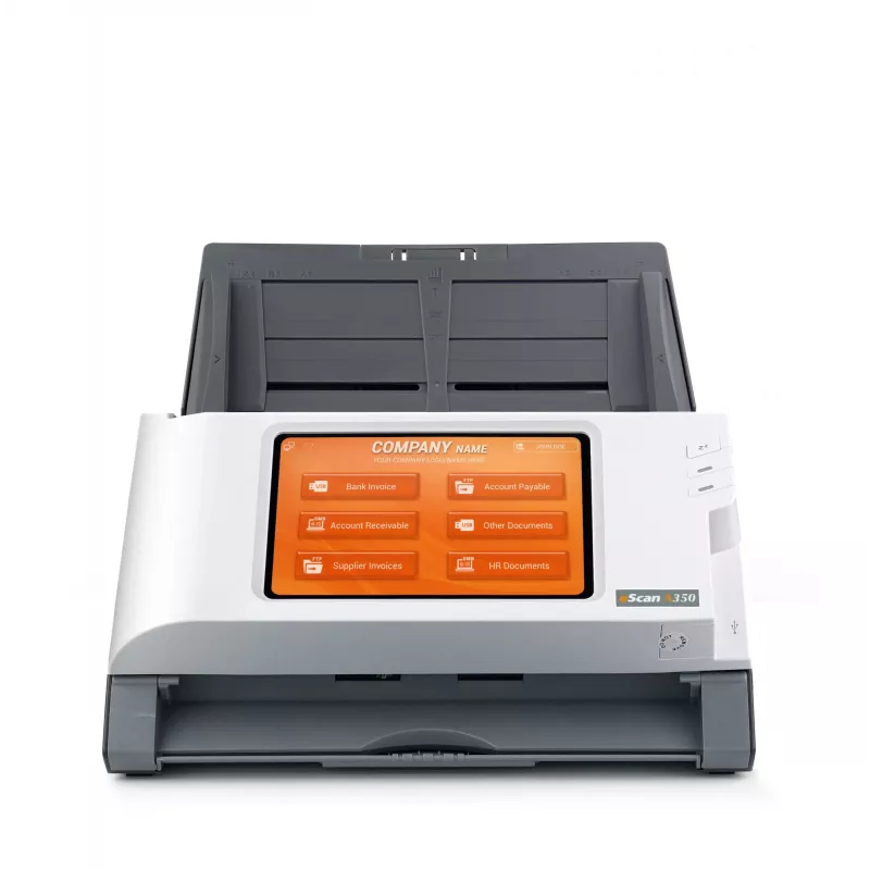 Plustek eScan A350 Enterprise ADF + Scanner mit manuellem Einzug 600 x 600 DPI A4 Schwarz, Weiß