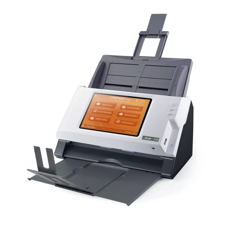 Plustek eScan A350 Enterprise ADF + Scanner mit manuellem Einzug 600 x 600 DPI A4 Schwarz, Weiß